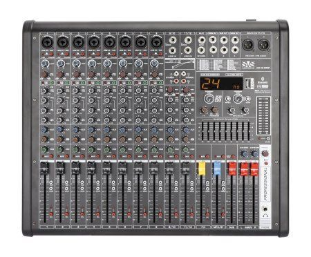 Микшерный пульт аналоговый SVS Audiotechnik mixers AM-12 , 12-канальный