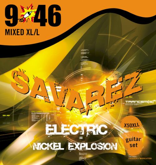 Комплект струн для электрогитары Savarez , никелированные, 9-46, X50XLL Explosion