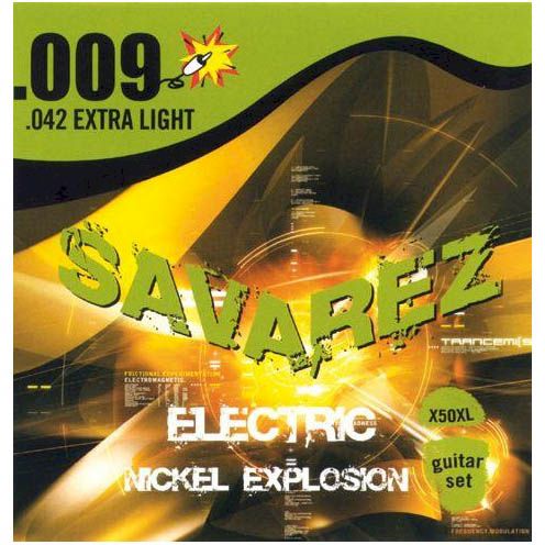 Комплект струн для электрогитары Savarez , никелированные, 9-42, X50XL Explosion