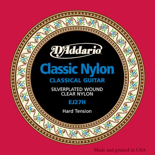 Струны для классической гитары нейлоновые Student Hard D`Addario EJ27H CLASSIC