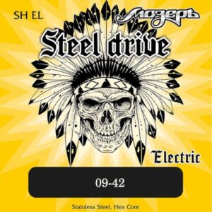Комплект струн для электрогитары, сталь, 9-42, SH-EL Steel Drive Мозеръ